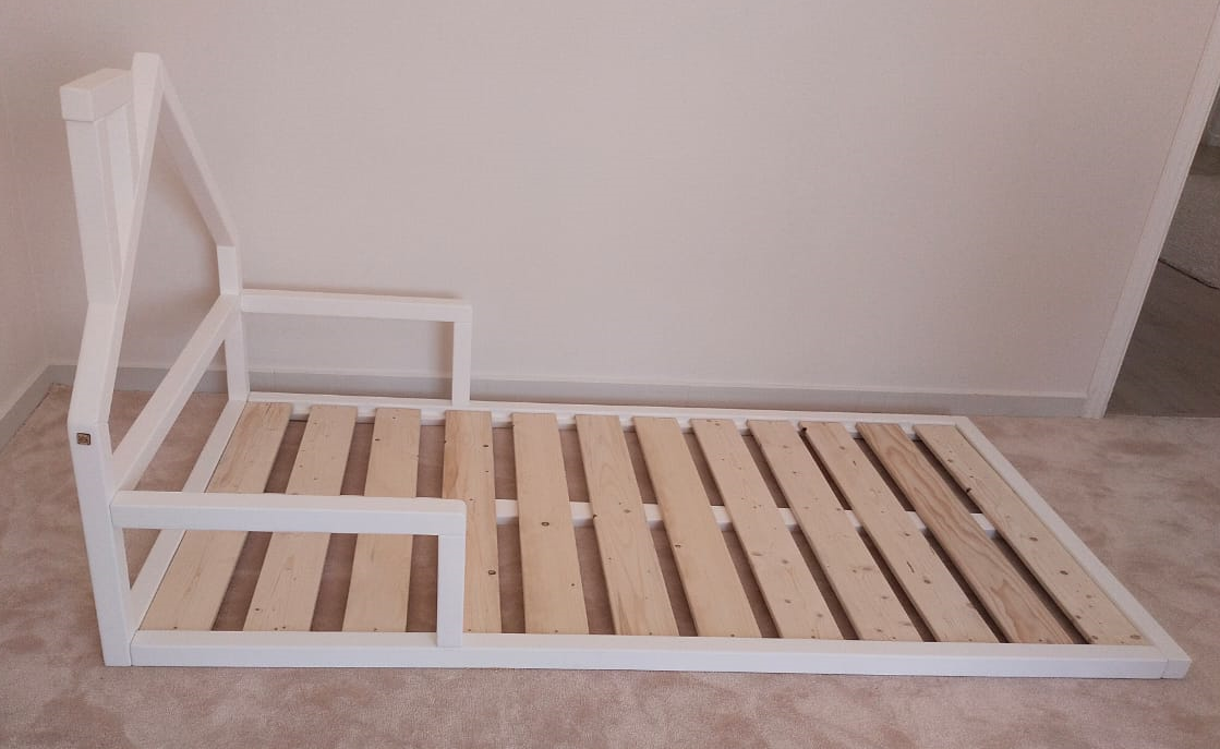 Ground store bed frame