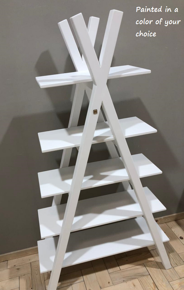 Ikea white ladder shelf deals