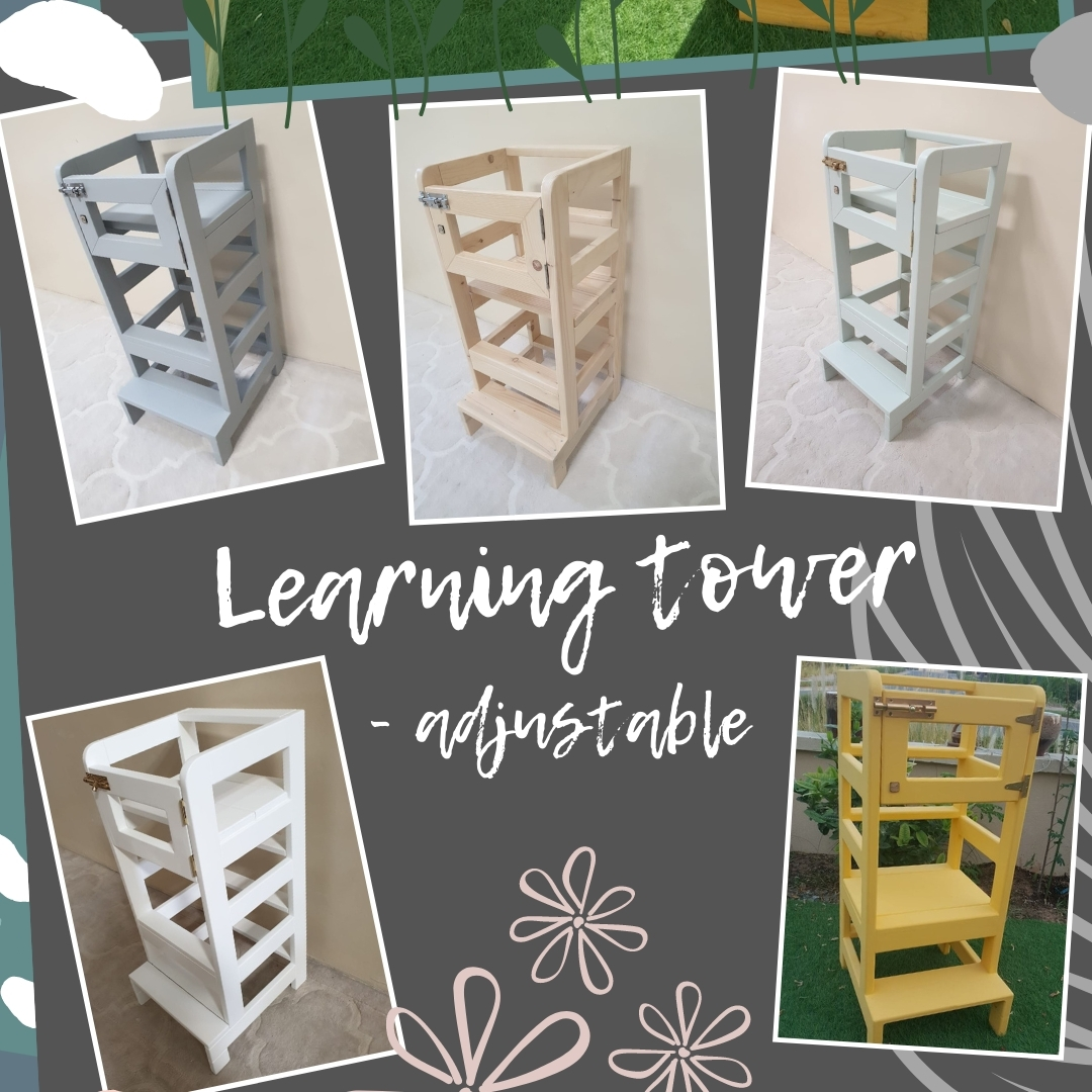 Learning tower adjustable Mud Kitchens Carpentry