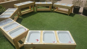 Water/sand sensory table