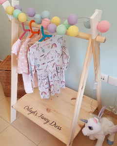 Children's Teepee Clothes or Dress Up Rack