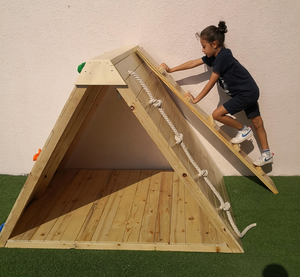 A frame climbing tent
