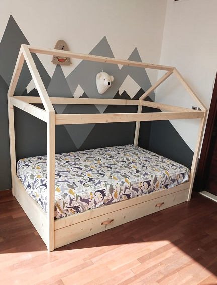 House Bed Coco with underbed/ storage drawer