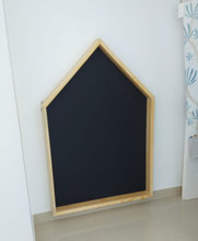 Wall mounted indoor house chalkboard
