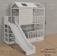 House Bunk Bed Erin with slide
