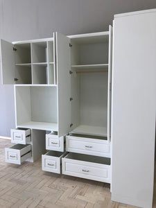 Storage cabinet with writing desk - Please contact us for custom furniture quotations