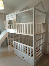 House Bunk Bed Erin with slide