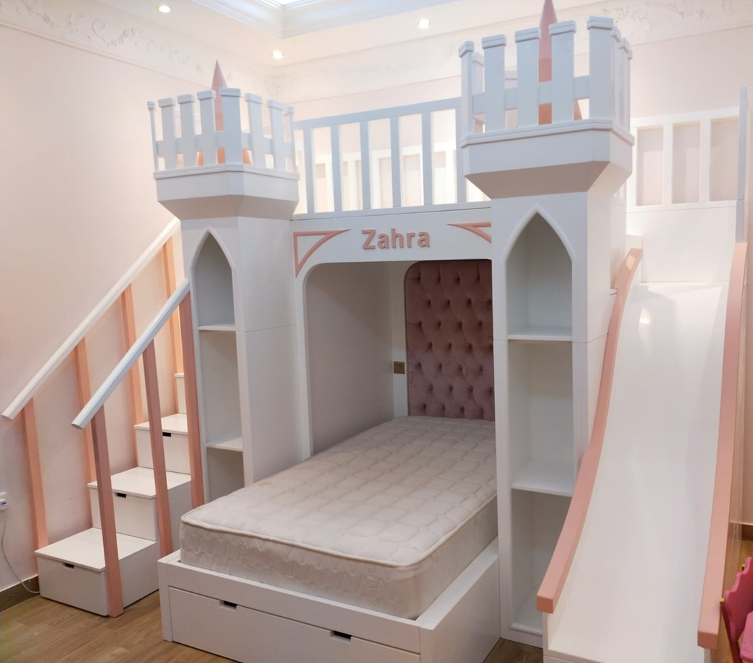 Castle Bed Sophie  - with storage drawers