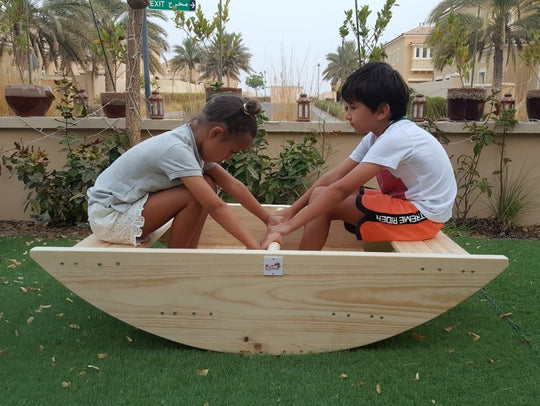 Rocking boat for 2-4 kids – Mud Kitchens Carpentry