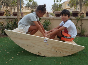 Rocking boat for 2-4 kids